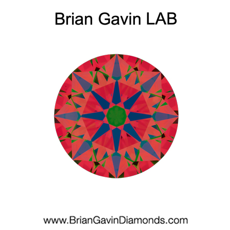 1.17 D VVS2 Brian Gavin Premium Lab Grown Round Diamond aset