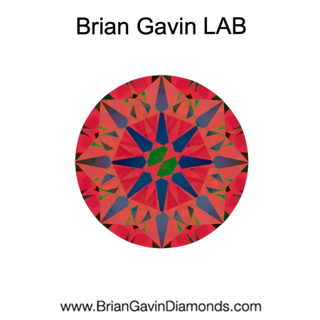 1.517 E VVS1 Brian Gavin Premium Lab Grown Round Diamond aset