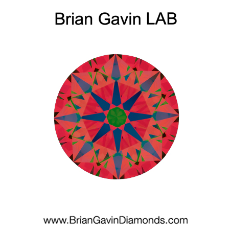 3.588 G VS1 Brian Gavin Premium Lab Grown Round Diamond aset