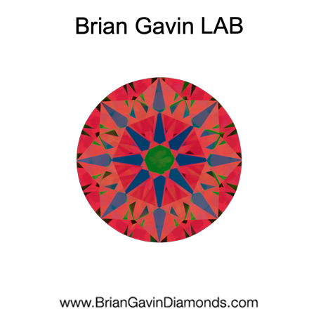 0.945 D VVS2 Brian Gavin Premium Lab Grown Round Diamond aset