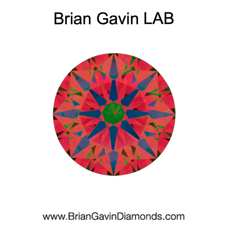 3.08 D VS1 Brian Gavin Premium Lab Grown Round Diamond aset