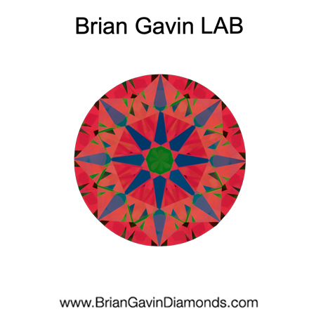 1.265 D VVS2 Brian Gavin Premium Lab Grown Round Diamond aset