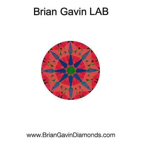 0.567 D VS1 Brian Gavin Premium Lab Grown Round Diamond aset