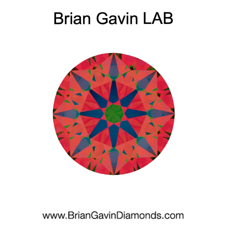 4.116 G VS1 Brian Gavin Premium Lab Grown Round Diamond aset