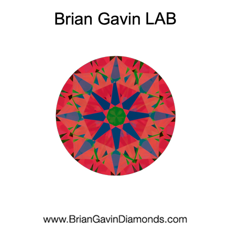 0.982 D VVS2 Brian Gavin Premium Lab Grown Round Diamond aset