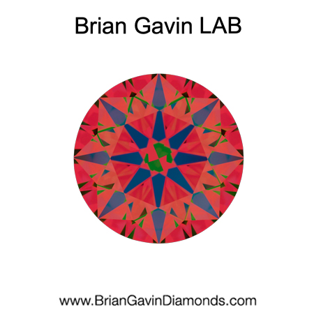 1.078 D VVS2 Brian Gavin Premium Lab Grown Round Round Diamond aset