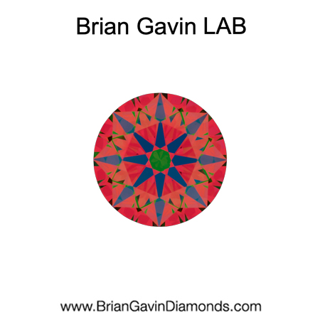 0.598 D VS1 Brian Gavin Premium Lab Grown Round Round Diamond aset