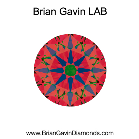 0.906 E VS1 Brian Gavin Premium Lab Grown Round Round Diamond aset