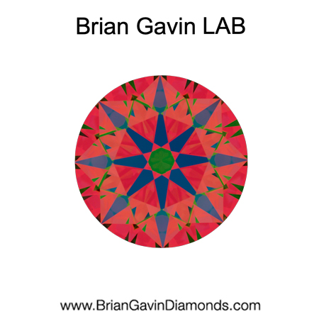 1.07 E VS1 Brian Gavin Premium Lab Grown Round Round Diamond aset