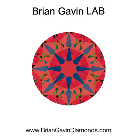 1.336 E VVS1 Brian Gavin Premium Lab Grown Round Round Diamond aset