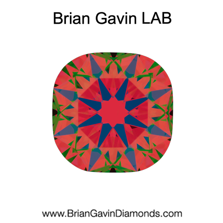 1.935 D VS1 Brian Gavin Premium Lab Grown Cushion Diamond aset