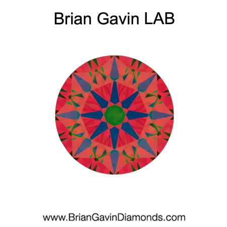 0.98 D VVS2 Brian Gavin Premium Lab Grown Round Round Diamond aset