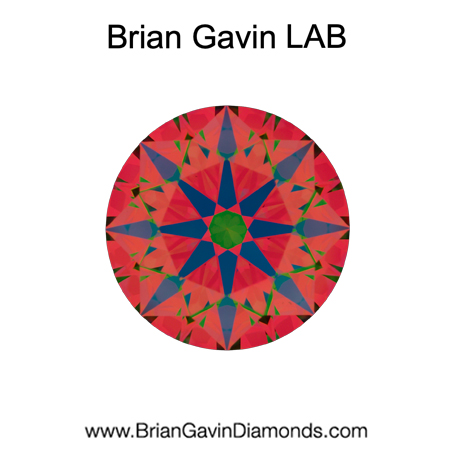 1.881 E VS1 Brian Gavin Premium Lab Grown Round Round Diamond aset