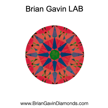 1.126 D VVS2 Brian Gavin Premium Lab Grown Round Round Diamond aset