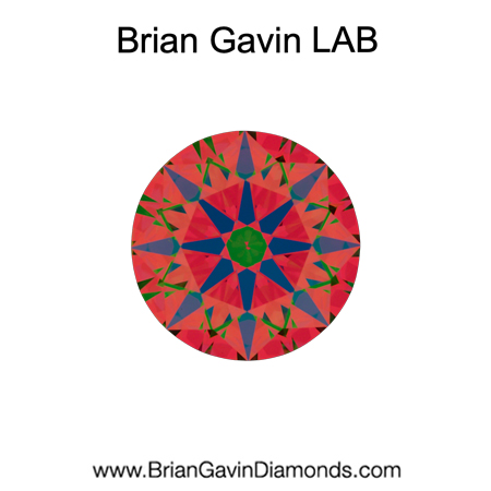 0.728 D VVS2 Brian Gavin Premium Lab Grown Round Round Diamond aset