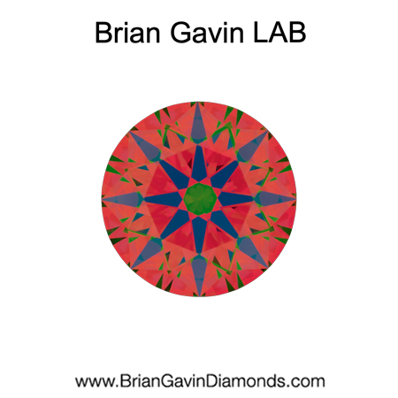 0.858 D VVS2 Brian Gavin Premium Lab Grown Round Round Diamond aset