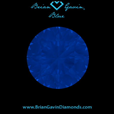 1.834 H VS2 Brian Gavin Blue Round fluorescence