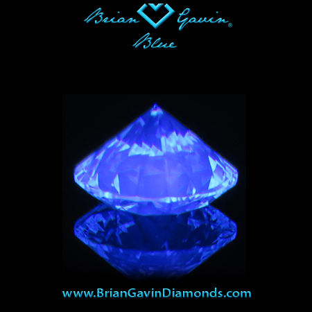 0.545 H VS1 Blue Round fluorescence