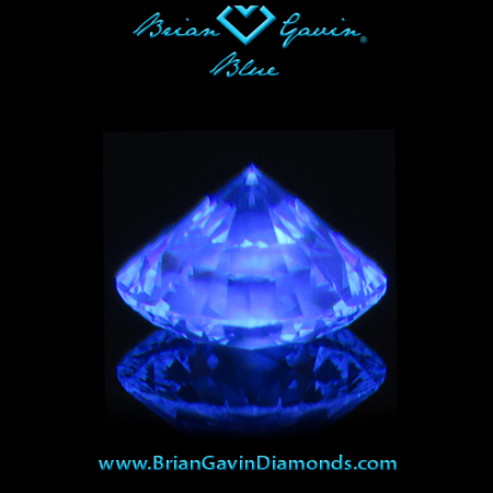 0.568 H VS1 Blue Round fluorescence