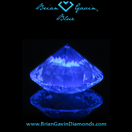 0.840 H VS1 Blue Round fluorescence