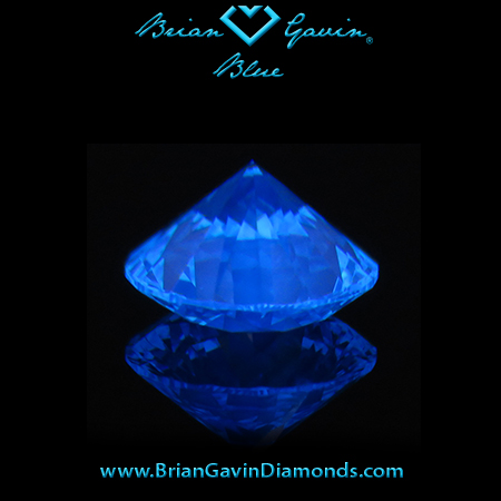 1.260 J VS1 Blue Round fluorescence