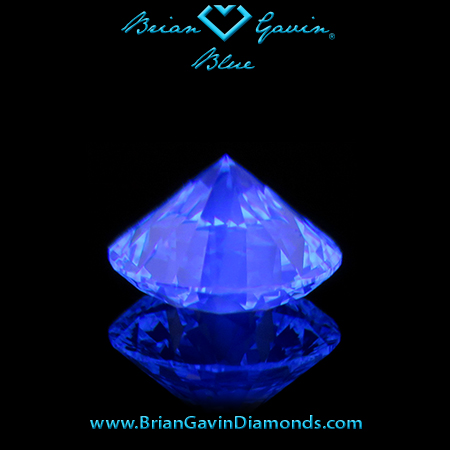 1.277 J VS1 Blue Round fluorescence