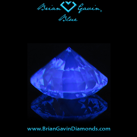 1.578 K VS1 Blue Round fluorescence
