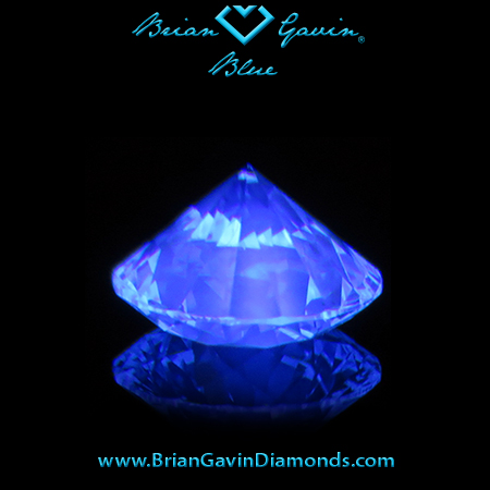 0.804 H VS1 Blue Round fluorescence