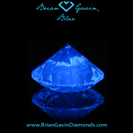 1.550 H VS1 Blue Round fluorescence