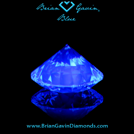 0.997 I VS2 Blue Round fluorescence