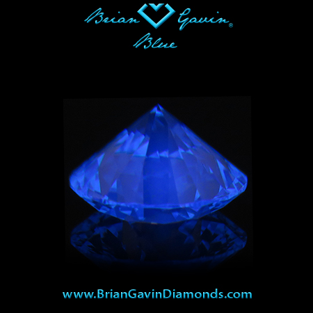 1.860 K VS2 Blue Round fluorescence