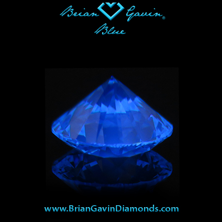 1.596 I VS1 Blue Round fluorescence