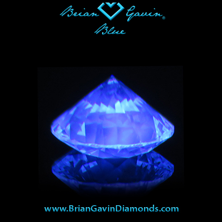 0.714 H VS1 Blue Round fluorescence