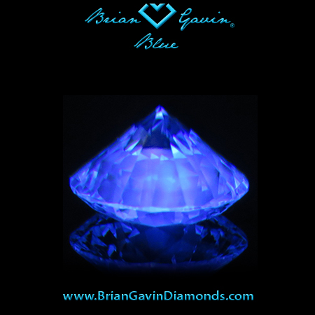 0.694 I VS1 Blue Round fluorescence