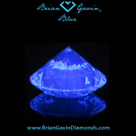 0.712 H VS1 Blue Round fluorescence