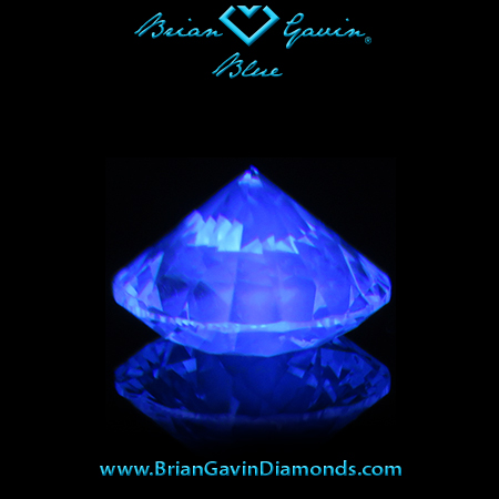 1.003 K VS1 Blue Round fluorescence