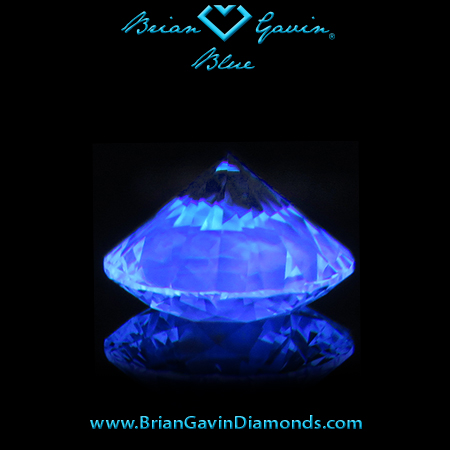 0.834 J VS1 Blue Round fluorescence