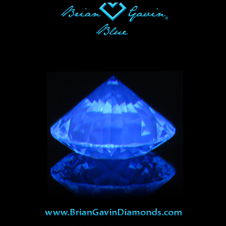 0.813 K VVS1 Blue Round fluorescence
