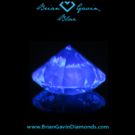 0.508 I VS2 Blue Round fluorescence