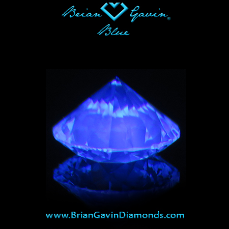 0.533 H VVS2 Blue Round fluorescence