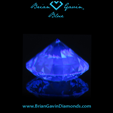 0.784 E VS2 Blue Round fluorescence