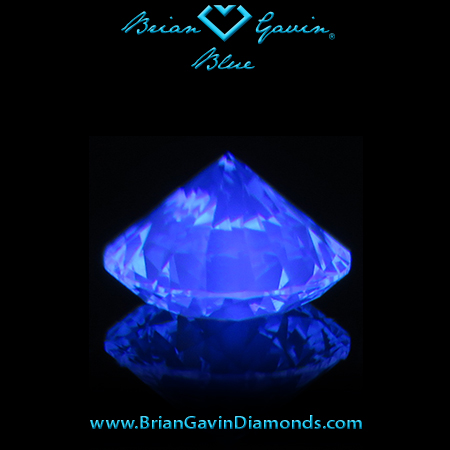 0.574 I VS2 Blue Round fluorescence
