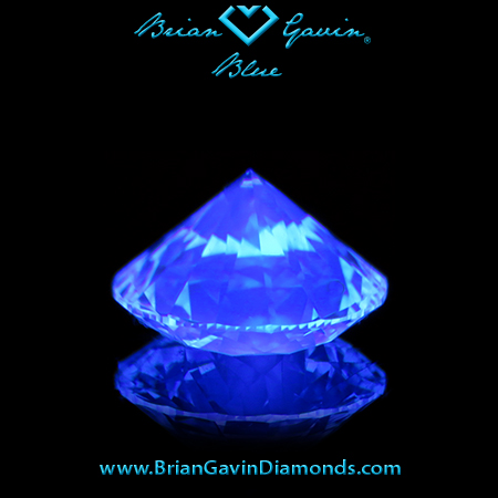 2.482 I VS1 Blue Round fluorescence