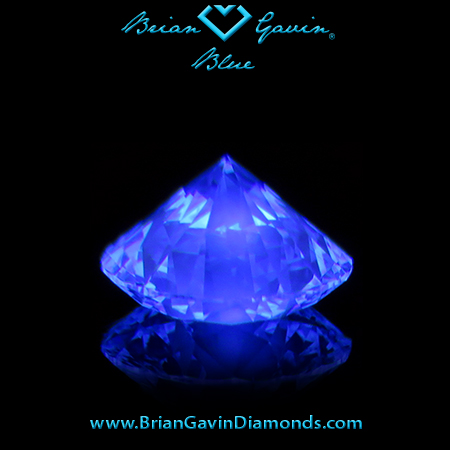 0.702 H VS1 Blue Round fluorescence
