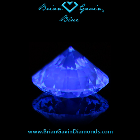 1.108 I VS1 Blue Round fluorescence
