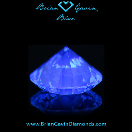 1.475 K VS1 Blue Round fluorescence