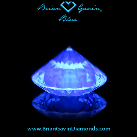 1.240 I VS1 Blue Round fluorescence