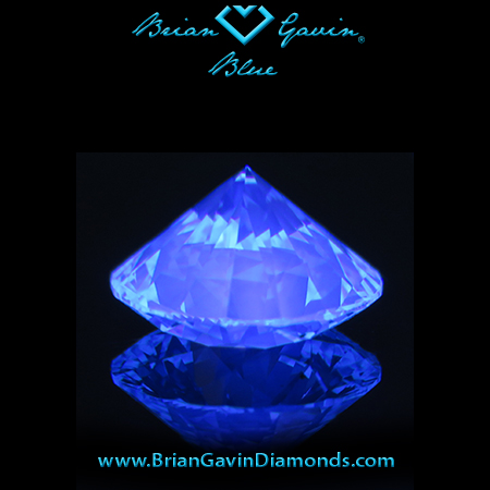 2.364 J VS1 Blue Round fluorescence
