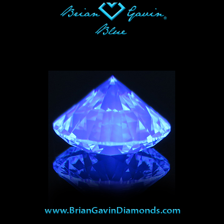 1.141 J VS1 Blue Round fluorescence