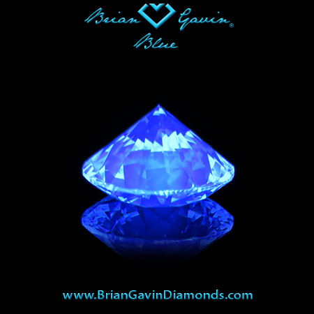 1.031 J VS1 Blue Round fluorescence